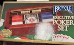 Imagen de Juego De Mesa Set De Poker Ejecutivo En Madera 100 Fichas
