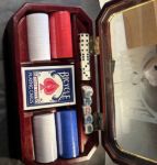 Imagen de Juego De Mesa Set De Poker Ejecutivo En Madera 100 Fichas