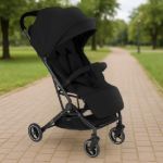 Imagen de Cochecito De Bebé Ruby Kikkaboo Carryon Compacto Liviano Black Negro