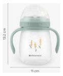 Imagen de Vasos Con Asa Y Boquilla Silicona 240ml Bebes 6 M+ Kikkaboo Verde Claro Sleepy Sheep