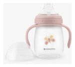Imagen de Vasos Con Asa Y Boquilla Silicona 240ml Bebes 6 M+ Kikkaboo Rosa Pálido Hedge Hugs