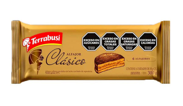 Imagen de Alfajor Terrabusi 50gr X6