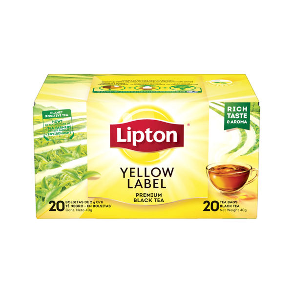 Imagen de Te Lipton Yellow Label X20