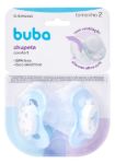 Imagen de Kit De 2 Chupetes Comfort Silicone Que Brillan En La Oscuridad, Blue Elephant Buba, De 0 A 6 Meses Blue Elefant 0-6 Meses