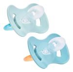 Imagen de Boquilla Cómoda De Silicona Para Chupetes Buba De 0 A 6 Meses, Tamaño 1, Color Azul Dinosaurio Azul/verde 0-6 Meses
