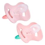 Imagen de Kit De 2 Chupetes Comfort Silicone Que Brillan En La Oscuridad, Color Rosa, Unicornio Buba, De 6 A 12 Meses Mochila Unicornio Rosa 6-12 Meses
