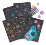 Imagen de Cuaderno Hojas Negras Pegatinas Lapiceras Molde Nebulous Sta Multicolor