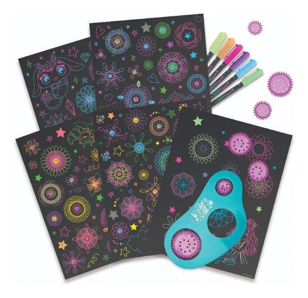 Imagen de Cuaderno Hojas Negras Pegatinas Lapiceras Molde Nebulous Sta Multicolor