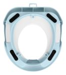 Imagen de Asiento Adaptador De Inodoro Para Bebés 18m+ Kikkaboo Sea Azul Claro Sea Shell Blue