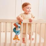 Imagen de Colgante Sensorial Espiral Con Mordillos Bebes 4m+ Buba Azul Petróleo