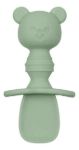 Imagen de Set Cubiertos Silicona Primeras Comidas Bebes 6m+ Buba Verde Osito
