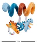 Imagen de Colgante Sensorial Espiral Con Mordillos Bebes 4m+ Buba Azul Petróleo