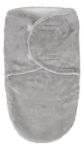 Imagen de Saco Sobre Dormir Super Suave Con Velcro Swaddle Buba Bebes Gris Ambos Lados