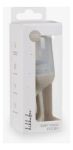 Imagen de Mordillo Kikkaboo Alimentacion Silicona Bebes 6m+ Comidas Beige Sand