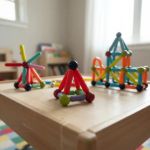 Imagen de Bloques Magneticos Para Armar Barra Construccion Magnetic Sticks 64 Piezas Juego Imantado Niños Niñas Hard Comex