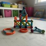 Imagen de Bloques Magneticos Para Armar Barra Construccion Magnetic Sticks 64 Piezas Juego Imantado Niños Niñas Hard Comex