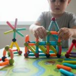 Imagen de Bloques Magneticos Para Armar Barra Construccion Magnetic Sticks 64 Piezas Juego Imantado Niños Niñas Hard Comex