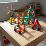 Imagen de Bloques Magneticos Para Armar Barra Construccion Magnetic Sticks 64 Piezas Juego Imantado Niños Niñas Hard Comex