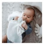 Imagen de Pack X2 Provecheros Paños Muselina La Millou Bebes Algodon Coral/blanco