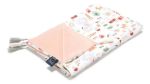 Imagen de Manta Rebozo Reversible Bebes La Millou 140x110cm Algodon French Riviera Coral Claro
