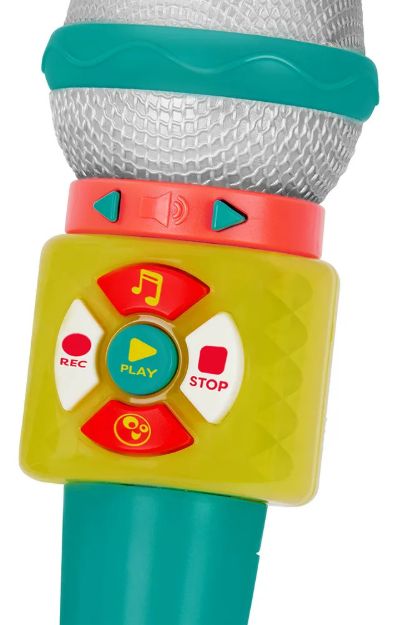 Imagen de Juguete Musical Microfono Con Detalle Sin Bluetooth 3 Años+ Azul Petróleo