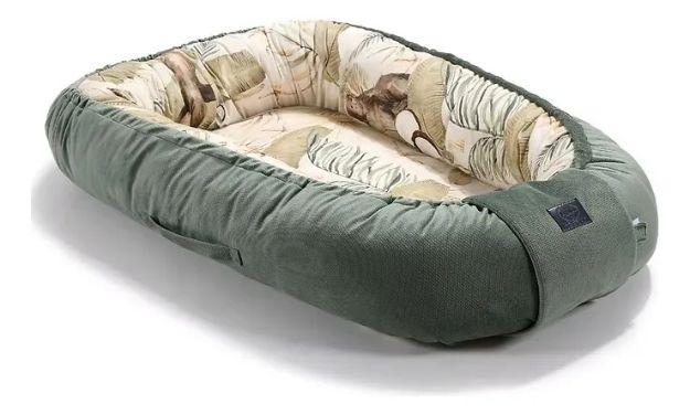 Imagen de Nido Contencion Cocoon Almohadon Bebes La Millou Boho Verde Oscuro
