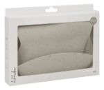 Imagen de Babero Kikkaboo Silicona Con Bolsillo Cierre Ajustable Liso Beige 6 Meses En Adelante