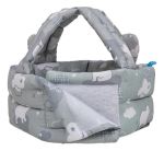Imagen de Casco Protector De Cabeza Bebes De Tela Con Velcro Buba Gris Unisex