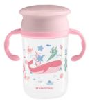 Imagen de Vaso Para Bebés C/ Asa Kikkaboo Deep Sea De 300ml Bebes 12m+ Rosa Claro Pink