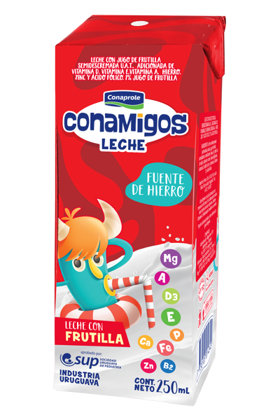 Imagen de Leche Conaprole Conamigos Frutilla 250 ml