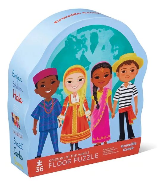 Imagen de Floor Puzzle Rompecabezas De Piso 36pz Children Of The World