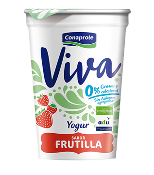Imagen de Yogurt Conaprole Viva Frutilla Light Batido