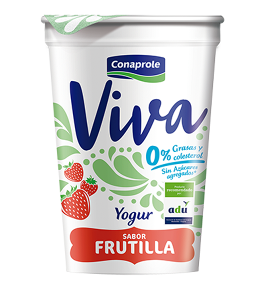 Imagen de Yogurt Conaprole Viva Frutilla Light Batido
