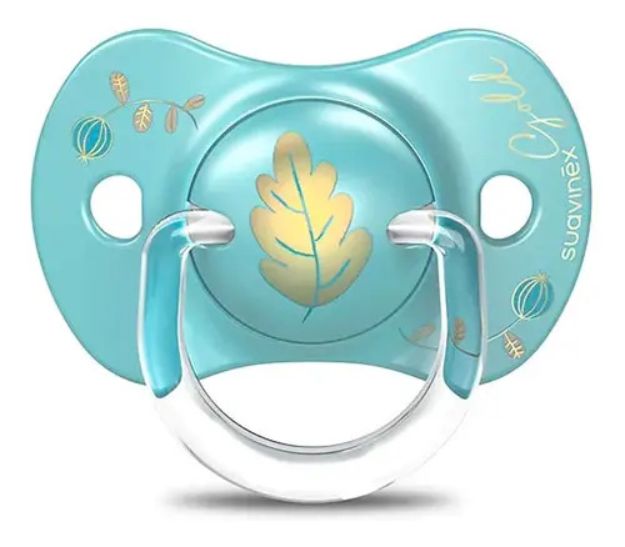 Imagen de Chupete Suavinex. Fisio. Sx Pro 6-18m Gold Celeste Período De Edad 6-18 Meses
