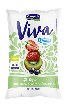 Imagen de Yogurt Conaprole Viva Arand/frut/kiwi 1l