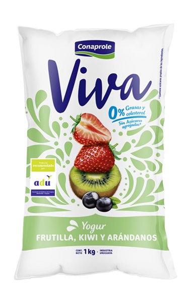 Imagen de Yogurt Conaprole Viva Arand/frut/kiwi 1l