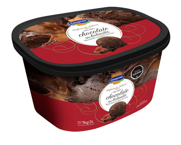 Imagen de Helado Conaprole Chocolate Holandes y Dulce de Leche 2 lt