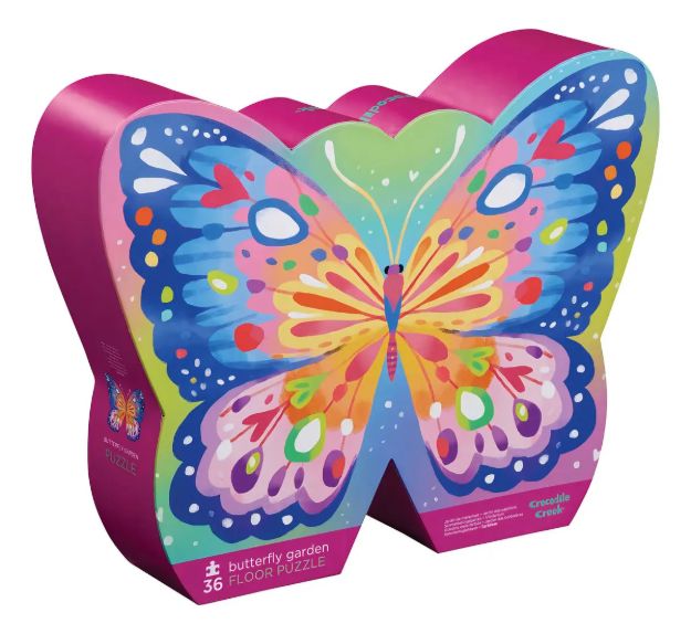 Imagen de Puzzle De Piso Mariposa Niños Crocodile Creek