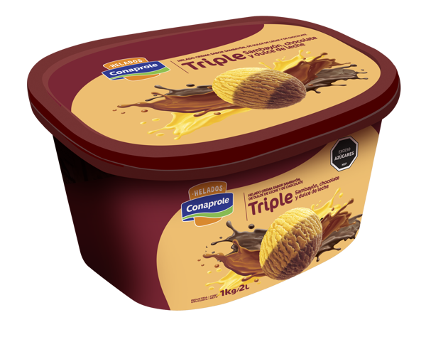 Imagen de Helado Conaprole Sambayón Chocolate y Ddl 2 lt