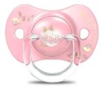 Imagen de Chupete 6-18 Meses Fisiológico Sx Pro Silicona Suavinex Gold Color Rosa Floreado
