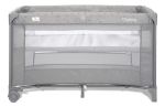 Imagen de Practicuna Kikkaboo So Gifted Deluxe 2 Niveles Plegable Gris Con Ruedas Carina Lorelli