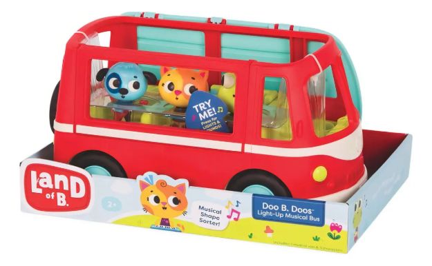 Imagen de Banda Musical En Bus - 3 Figuras- Luces Y Sonidos- Land Of B Color Rojo Personaje Bus Musical