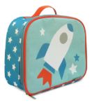 Imagen de Luncheras Térmicas Jjcole Cohete Escuela Niños Impermeables Celeste