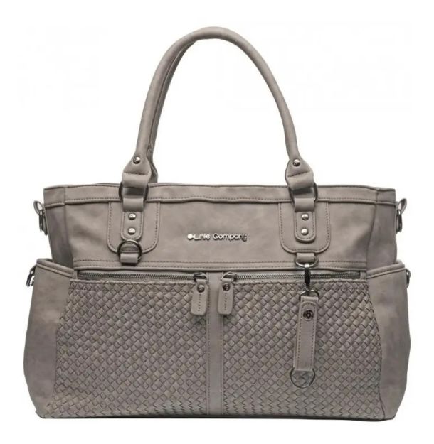 Imagen de Bolsos Maternales Cambiador Y Ganchos Coches Beige Ecocuero Marrón Claro Cuero Sintético