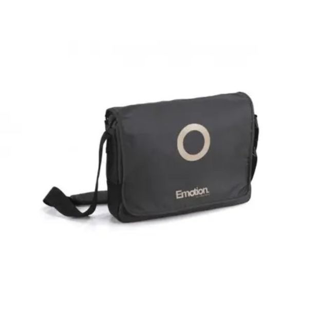Imagen de Bandolera Bolso Beige Babyhome Laptop Maternal Con Cambiador Negro Liso
