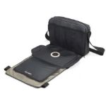 Imagen de Bandolera Bolso Beige Babyhome Laptop Maternal Con Cambiador Negro Liso