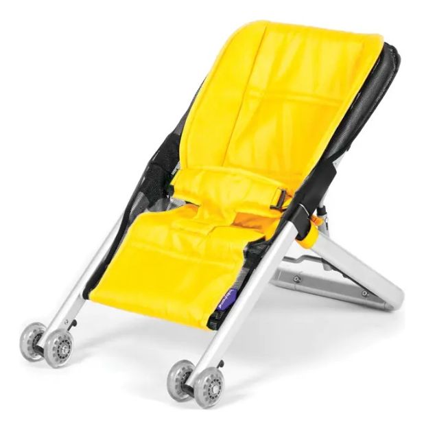 Imagen de Hamaca Silla Onfour Babyhome Negra Bebé Verano Soporta 15kg