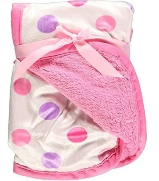 Imagen de  Manta Corderito Para Bebé Nuby Diseño Reversible Plush