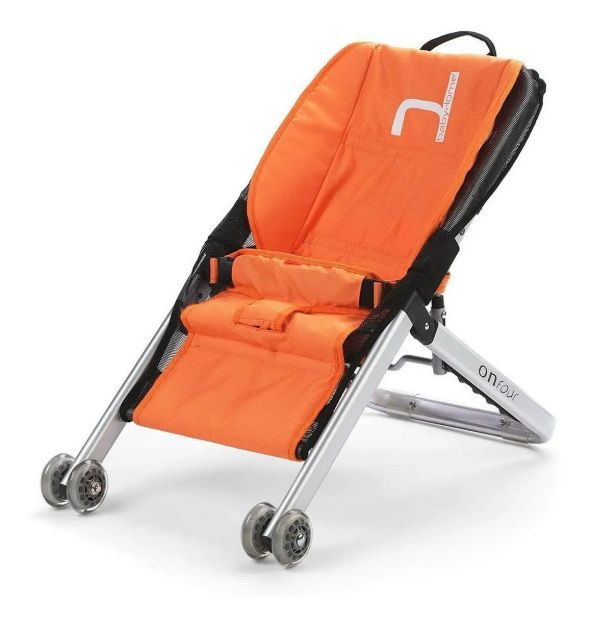 Imagen de Hamaca Silla Babyhome Playa Verano Naranja Bebé Soporta 15kg