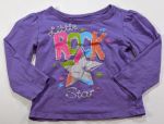 Imagen de Remera Mangas Largas Rock Púrpura Algodón Para Niñas Violeta 2t Liso